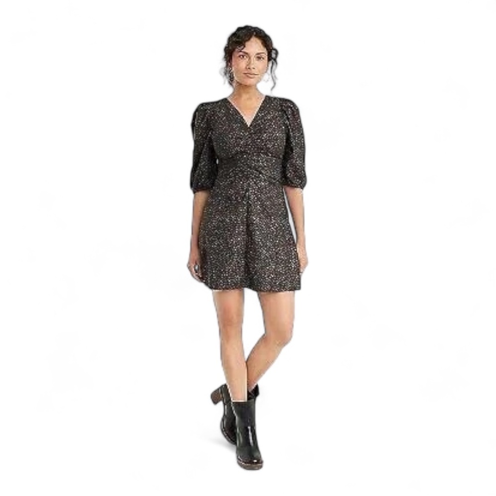 Universal Thread Women's Puff Sleeve Dress Size 10 (NWT)